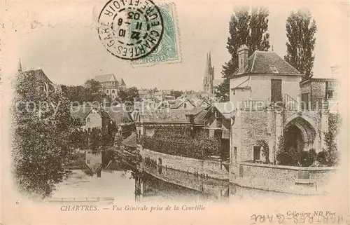 AK / Ansichtskarte Chartres_28 Vue generale prise de la Courtille 