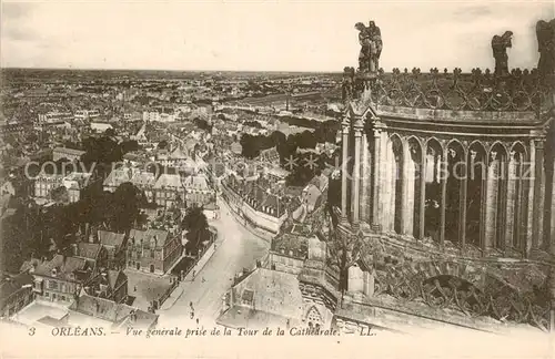 AK / Ansichtskarte Orleans_45_Loiret Vue generale prise de la Tour de la Cathedrale 