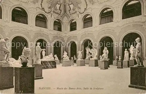 AK / Ansichtskarte Nantes_44 Musee des Beaux Arts Salle de Sculpture 