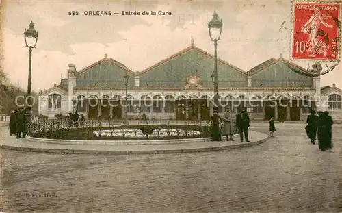 AK / Ansichtskarte Orleans_45_Loiret Entree de la Gare 
