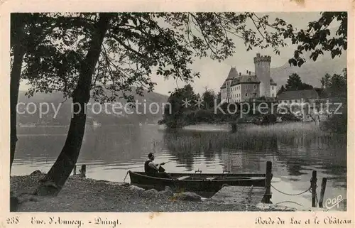 AK / Ansichtskarte Duingt_Talloires_74_Haute Savoie Bords du Lac et le Chateau  