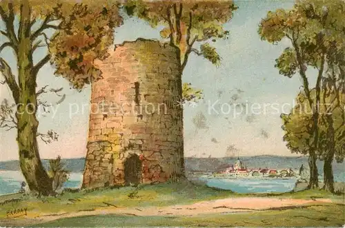 AK / Ansichtskarte Ouchy_Lausanne_VD La Tour Haldimand 