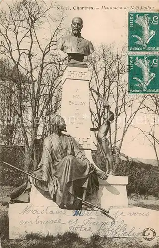 AK / Ansichtskarte Chartres_28 Monument de Noel Ballay 