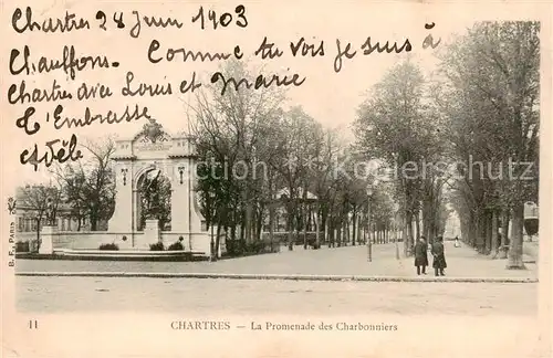 AK / Ansichtskarte Chartres_28 La Promenade des Charbonniers 