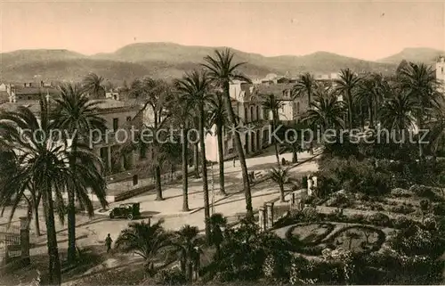 AK / Ansichtskarte Hyeres les Palmiers_83_Var Avenue de Belgique La Banque de France et lHotel de Ville 