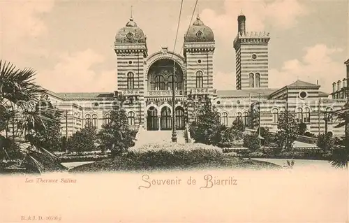 AK / Ansichtskarte Biarritz_Pyrenees_Atlantiques Les Thermes Salins Biarritz_Pyrenees