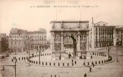 AK / Ansichtskarte Marseille_13 La Porte dAix et lArc de Triomphe 
