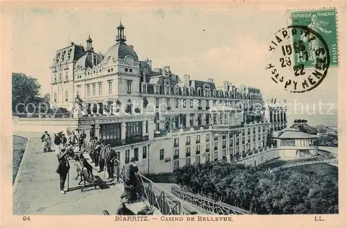 AK / Ansichtskarte Biarritz_Pyrenees_Atlantiques Casino de Bellevue Biarritz_Pyrenees