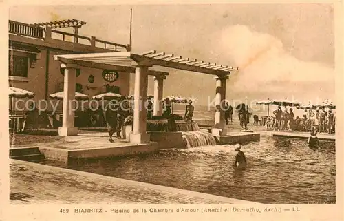 AK / Ansichtskarte Biarritz_Pyrenees_Atlantiques Piscine de la Chambre dAmour  Biarritz_Pyrenees
