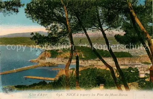 AK / Ansichtskarte Nice__06_Nizza a travers les Pins du Mont Boron 