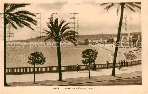AK / Ansichtskarte Nice__06_Nizza Quai des Etats Unis 