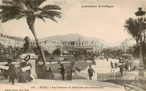 AK / Ansichtskarte Nice__06_Nizza Le Casino et Jardins des Palmiers 