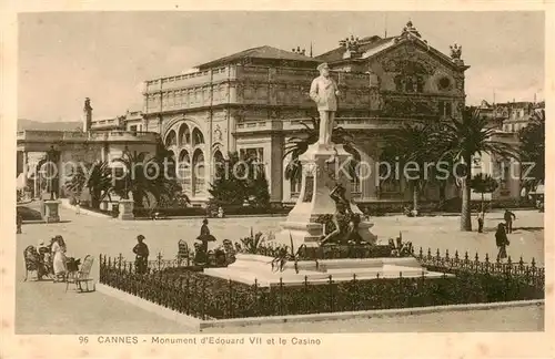 AK / Ansichtskarte Cannes_06 Monument dEdouard VII et le Casino 