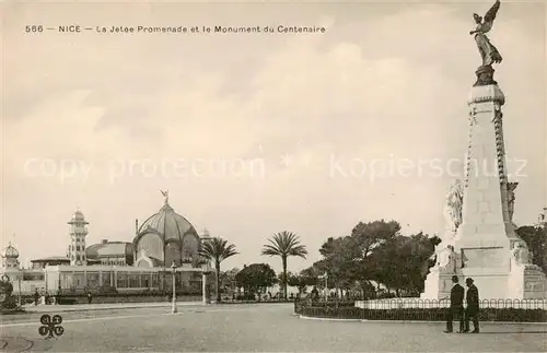 AK / Ansichtskarte Nice__06_Nizza La Jetee Promenade et le Monument du Centenaire 