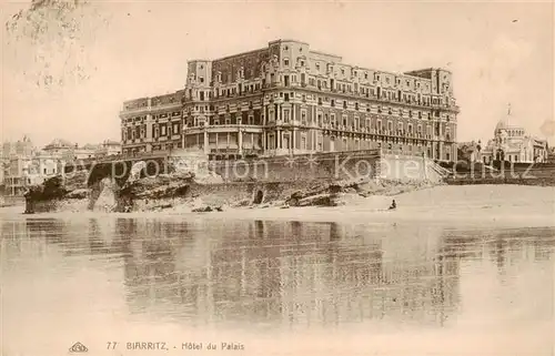 AK / Ansichtskarte Biarritz_Pyrenees_Atlantiques Hotel du Palais Biarritz_Pyrenees