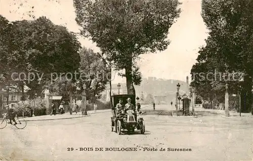 AK / Ansichtskarte Bois_de_Boulogne_Paris Porte de Suresnes 