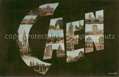 AK / Ansichtskarte Caen Vue partielle Caen