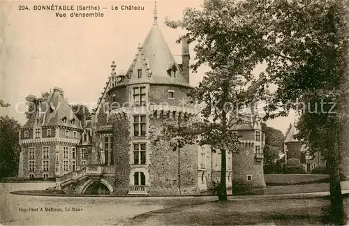 AK / Ansichtskarte Bonnetable_72_Sarthe Le Chateau Vue d ensemble 