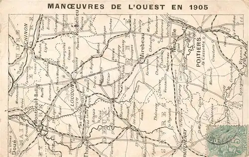 AK / Ansichtskarte Poitiers_86 Manoeuvres de lOuest en 1905 