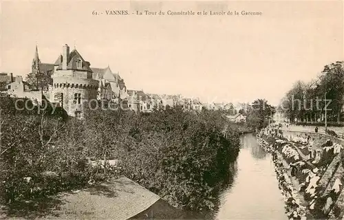 AK / Ansichtskarte Vannes_56 La Tour du Connetable et le Lavoir de la Garenne 