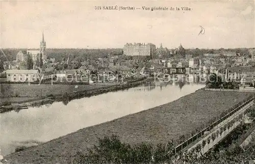 AK / Ansichtskarte Sable sur Sarthe_72 Vue generale de la Ville 