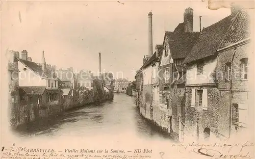 AK / Ansichtskarte Abbeville_80_Somme Vieilles Maisons sur la Somme 
