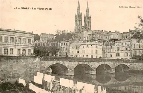 AK / Ansichtskarte Niort_79 Les Vieux Ponts 