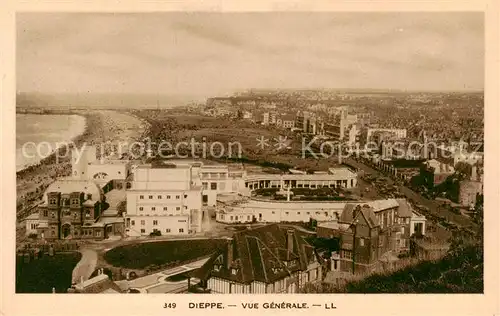 AK / Ansichtskarte Dieppe_76 Vue generale et la plage 