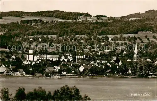 AK / Ansichtskarte Pfaeffikon_am_See_ZH Blick ueber den See 