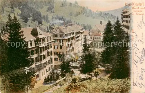AK / Ansichtskarte Rigi_Kloesterli Hotel Pension zur Sonne Rigi_Kloesterli