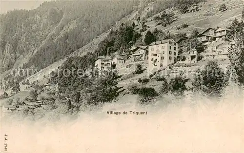 AK / Ansichtskarte Triquent_Forclaz_La_Val_d_Herens_VS Vue du village 