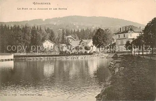 AK / Ansichtskarte Gerardmer_88_Vosges Le Pont de la Jamagne et les Xettes 