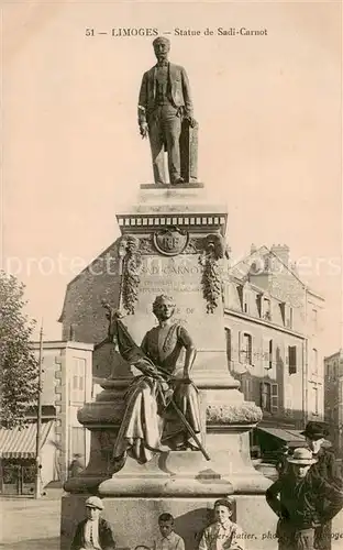 AK / Ansichtskarte Limoges_87 Statue de Sadi Carnot 