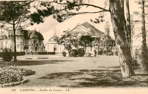 AK / Ansichtskarte Cabourg_14_Calvados Jardin du Casino 