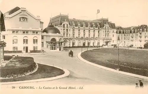AK / Ansichtskarte Cabourg_14_Calvados Le Casino et le Grand Hotel 