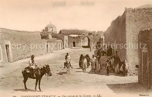 AK / Ansichtskarte  Touggourt_Algerie Une entree de la Zaouia 