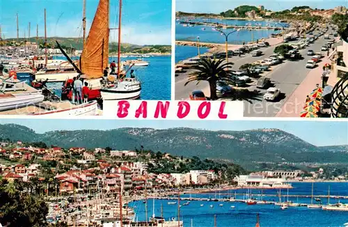 AK / Ansichtskarte Bandol_83 sur Mer Le Port La Plage Promenade 