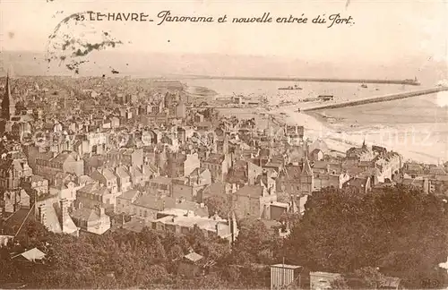 AK / Ansichtskarte Le_Havre Panorama et nouvelle etree du Port Le_Havre