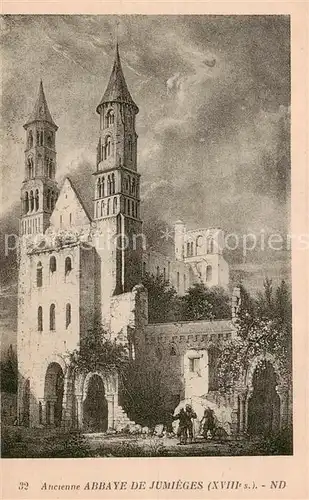 AK / Ansichtskarte Jumieges Ancienne Abbaye de Jumieges Jumieges