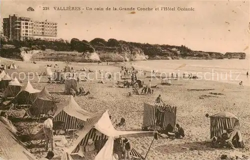 AK / Ansichtskarte Vallieres_Saint Georges de Didonne Un coin de la Grande Conche et lHotel Oceanic 