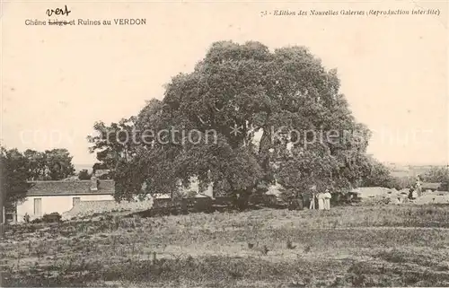 AK / Ansichtskarte Verdon__51_Marne Chene vert et Ruines au Verdon 