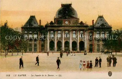 AK / Ansichtskarte Le_Havre Facase de la Bourse Le_Havre