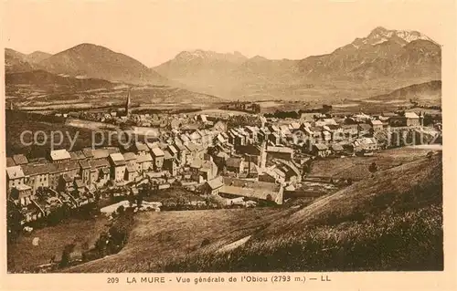 AK / Ansichtskarte La_Mure_38_Isere Vue generale de l Obiou 
