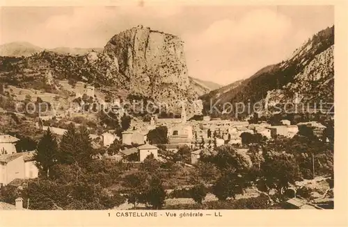 AK / Ansichtskarte Castellane_04_Alpes de Haute Provence Vue generale 