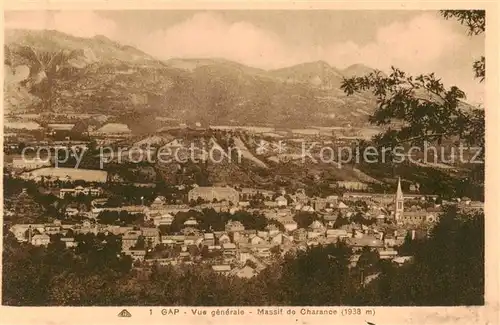 AK / Ansichtskarte Gap_05_Hautes Alpes Vue generale Massif de Charance 