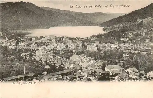 AK / Ansichtskarte Gerardmer_88_Vosges Le Lac et la Ville de Gerardmer 