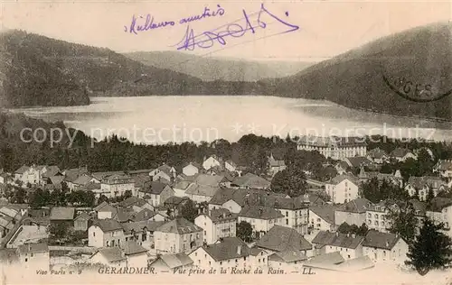 AK / Ansichtskarte Gerardmer_88_Vosges Vue prise de la Roche du Rain 