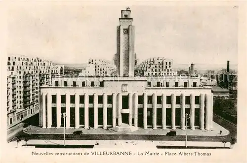 AK / Ansichtskarte Villeurbanne_69_Rhone La Mairie Place Albert Thomas 