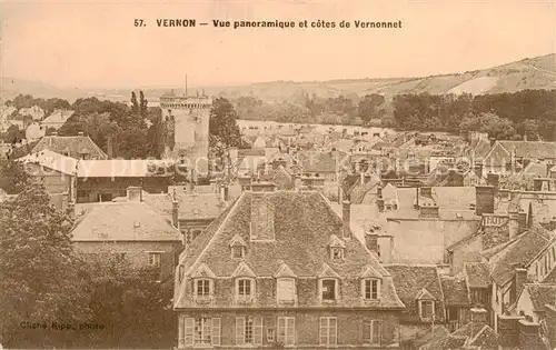 AK / Ansichtskarte Vernon_27_Eure Vue panoramique et cotes de Vernonnet 