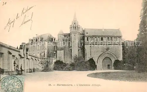 AK / Ansichtskarte Marmoutier_37_Indre et Loire Ancienne Abbaye 